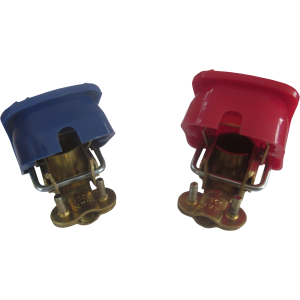 Quick release accupool klem-set.