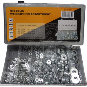 900-delig washer/ring assortiment "metric"